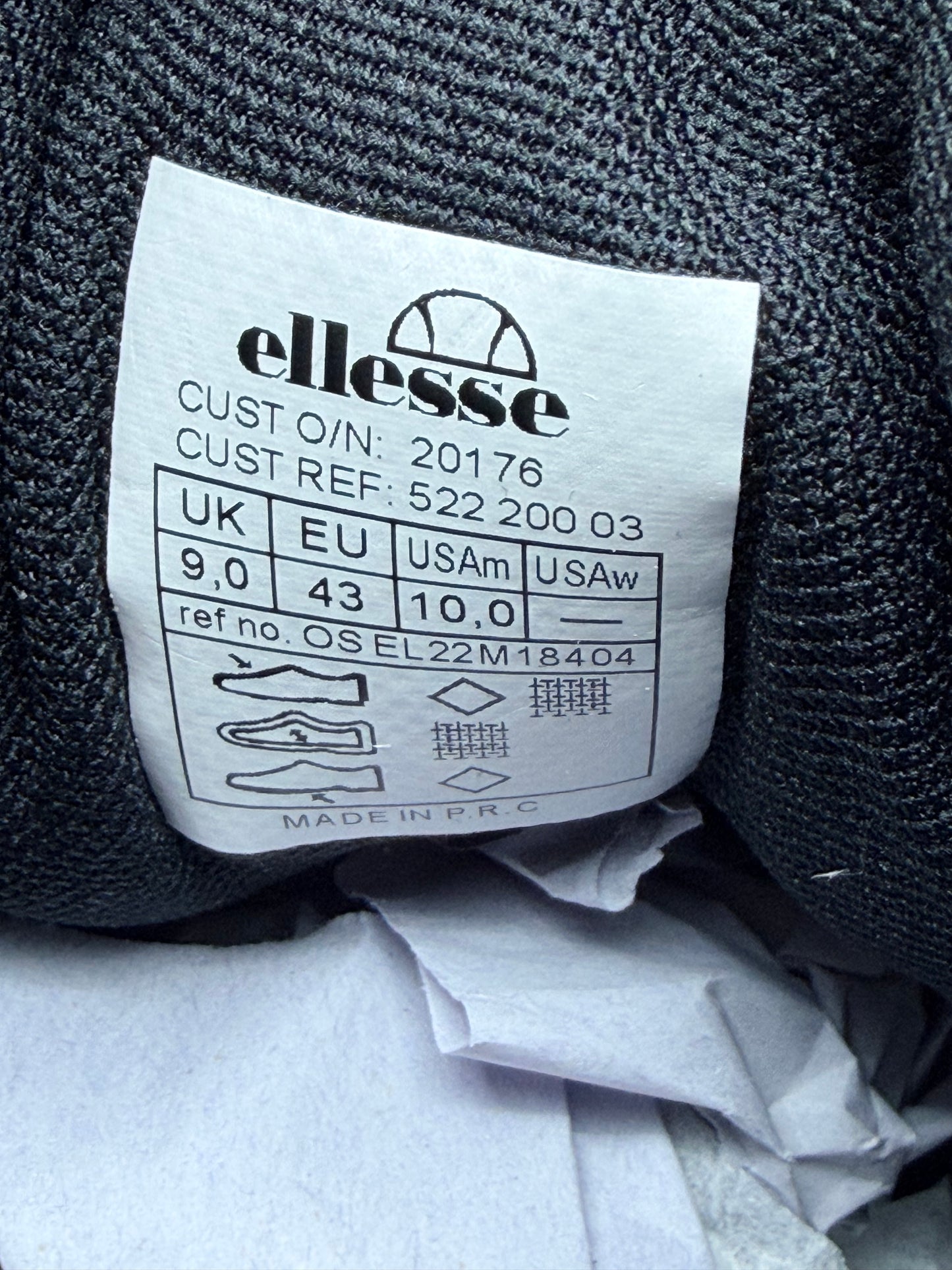 Bottines NOIR Homme motif Uni Lacets ELLESSE