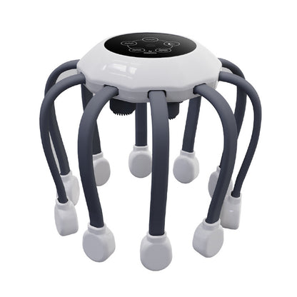 Masseur Capillaire "Octo-Relax" – Stimulation par Micro-Vibrations & Design Ergonomique
