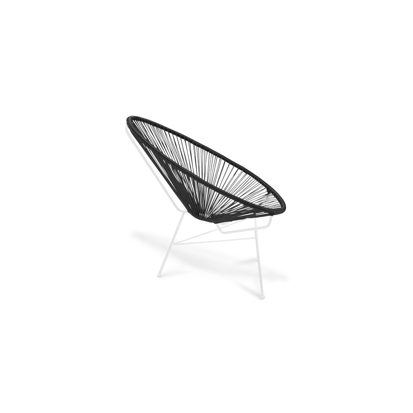 Fauteuil Acapulco - Piétement Blanc Turquoise neuf