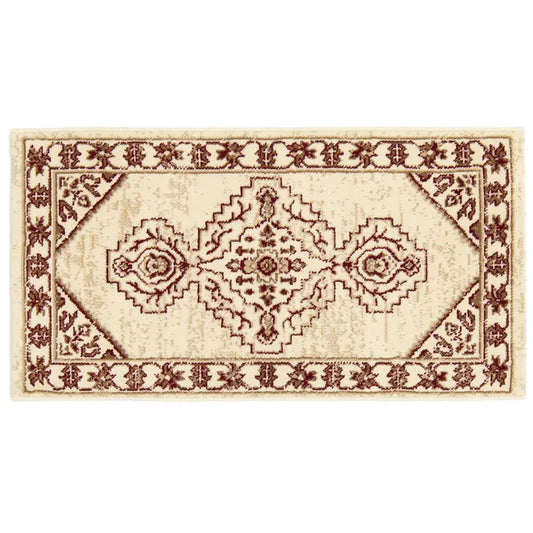 Tapis marron rectangulaire Iris, l.60 x L.110 cm