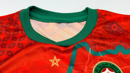 Maillot du Maroc rouge taille L ( taille petit (S) )
