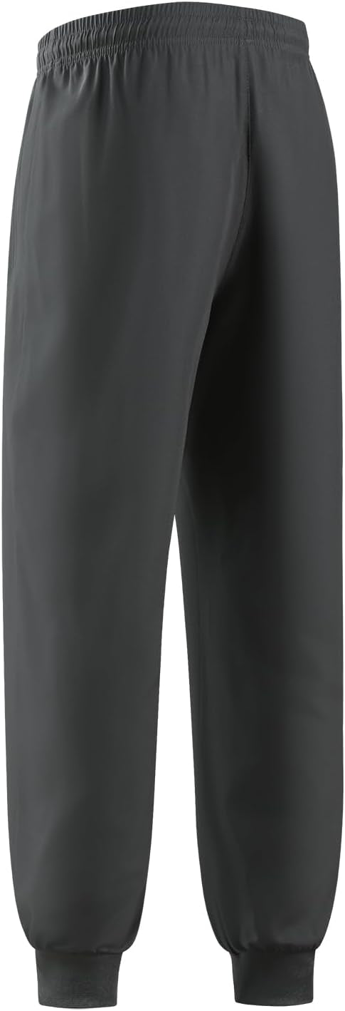 Pantalon de sport pour homme avec taille élastique et poches zippées pour la course à pied et la randonnée
Taille: L