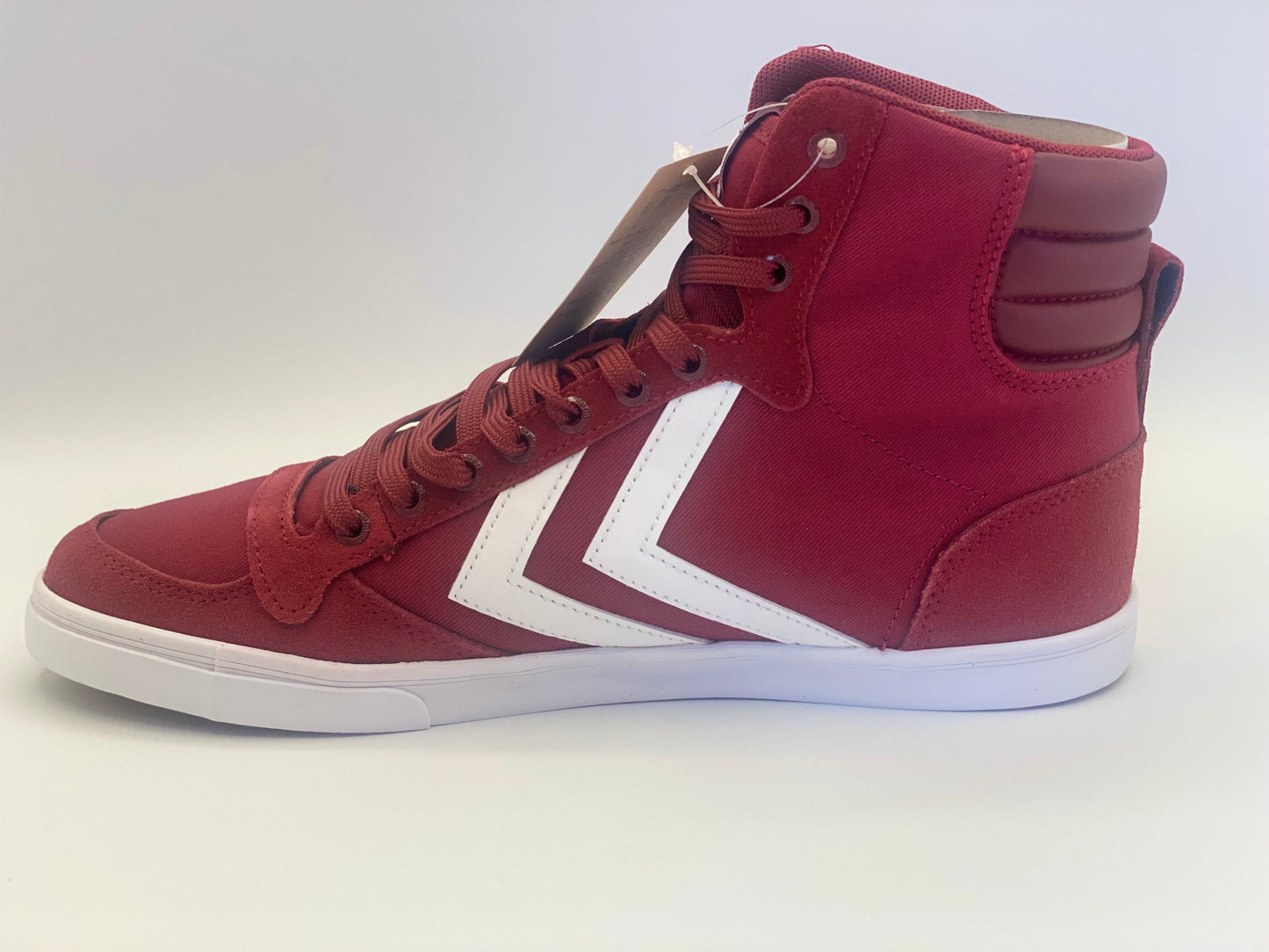 Hummel Slimmer Stadil High Lifestyle Sneaker Baskets Rouge 063511 7647 Neuf