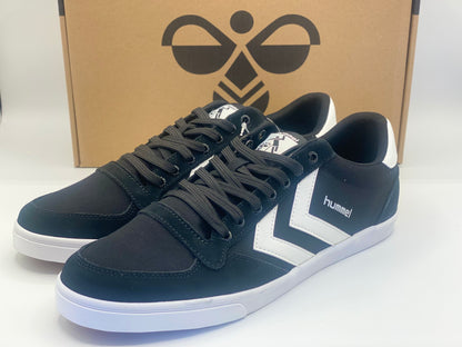 HUMMEL  Bas Haut Baskets à Lacets en Noir Blanc Taille 42