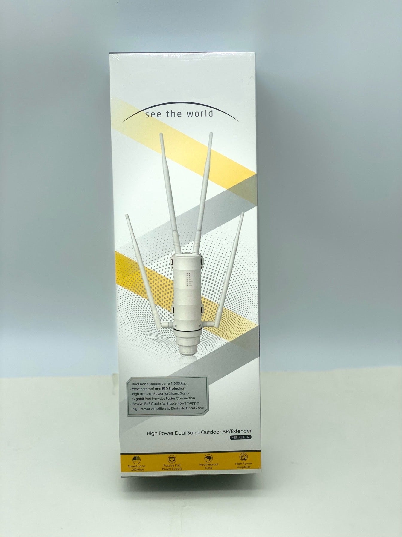 Amplificateur (modem) 4G carte SIM dual bandes 2,4+5gh longue portė 200M wifi/POE neuf