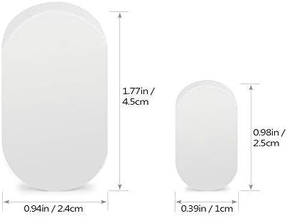 Kit Alarme Intrusion Maison sans Fil pour Portes et Fenêtres, Fonction De Portée 600 Pieds, 52 Mélodies, Capteur De Carillon De Porte Magnétique Enfichable(1 Détecteur sans fil)