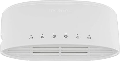 D-Link DGS-1005D Switch 5 ports Gigabit 10/100/1000mbps - Idéal Partage de Connexion et Mise en Réseau Small/Home Office