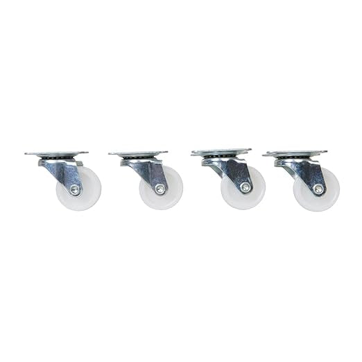 FIXMAN 31EMM LIGHT DUTY ROULETTES PIVOTANTES (LOT DE 4)