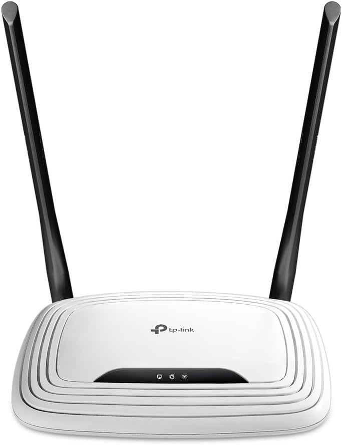 TP-Link Routeur WiFi N300 Vitesse WiFi jusqu'à 300 Mbps, WiFi bande de 2,4GHz, 5 ports (4 ports Ethernet ), 2 antennes externes, Contrôle parental, QoS, TL-WR841N Blanc, single band