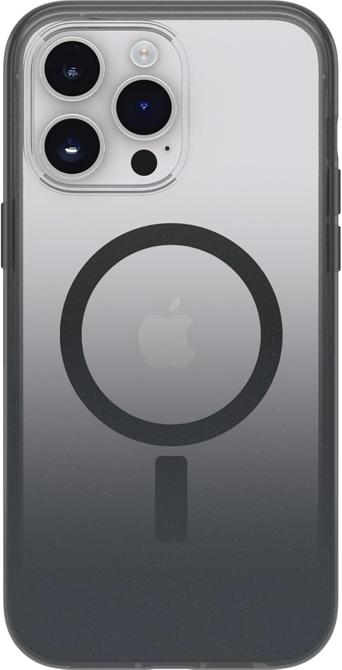 Otterbox Serie Clear Case avec MagSafe, Coque pour iPhone 14 Pro Max, Antichoc, Anti Chute, très Fine, supporte 2 x Plus de Chutes Que la Norme Militaire, Obsidian