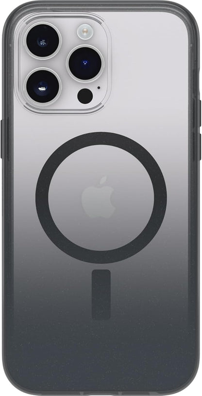Otterbox Serie Clear Case avec MagSafe, Coque pour iPhone 14 Pro Max, Antichoc, Anti Chute, très Fine, supporte 2 x Plus de Chutes Que la Norme Militaire, Obsidian