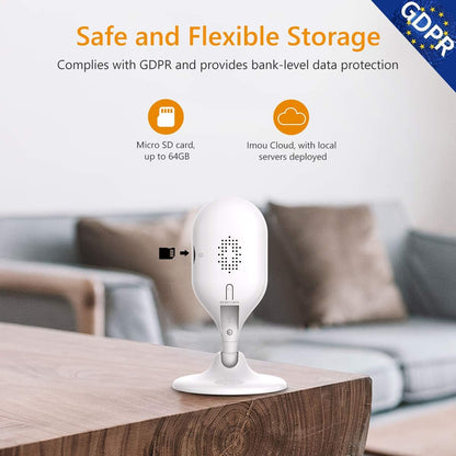Imou Caméra IP sans Fil, 1080P WiFi Caméra Sécurité, Caméra Surveillance WiFi avec Détection de Mouvement, Audio Bidirectionnel et Vision Nocturne