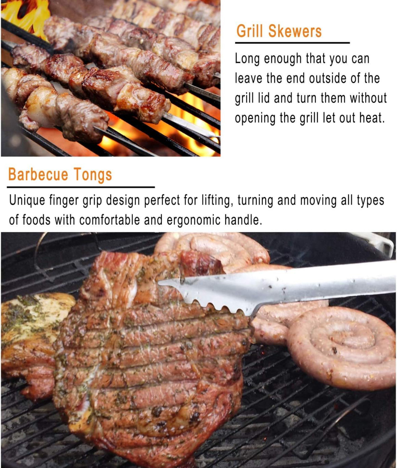 Set Barbecue, 25pcs Barbecue Accessoire avec Résistant à la Chaleur dans Le Cas, Premium Complète Kit Barbecue - Ustensiles Barbecue pour Homme