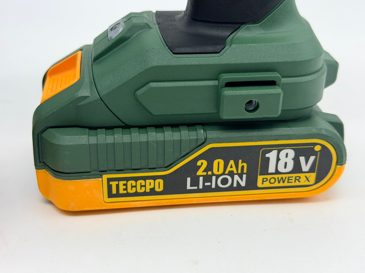 TECCPO Perceuse Visseuse sans Fil Brushless, 18V Perceuse a Percussion(60Nm), 30min Rapide Chargeur, 2×2.0Ah Batteries, 13mm Mandrin, 2 Vitesses (0-550/2000 tr/min), 35pcs Gratuit Accesoires-TDHD02P