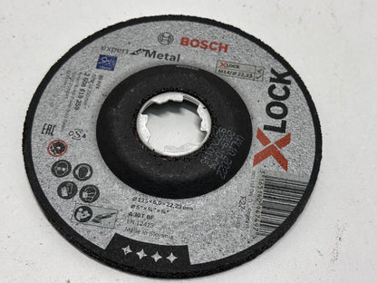 Disque abrasif déporté Expert for Metal Ø125 x 6 mm X-LOCK BOSCH 2608619259