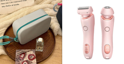 Épilateur Precision-Silk 2-en-1 – Rechargeable USB & Têtes Interchangeables