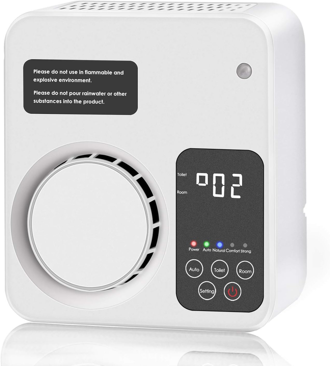 KROMEN Générateur d'ozone Ioniseur Purificateur D'air Opération Intelligente Éliminateur D'odeurs Désodorisant pour la maison Chambre Salon Toilette Bureau