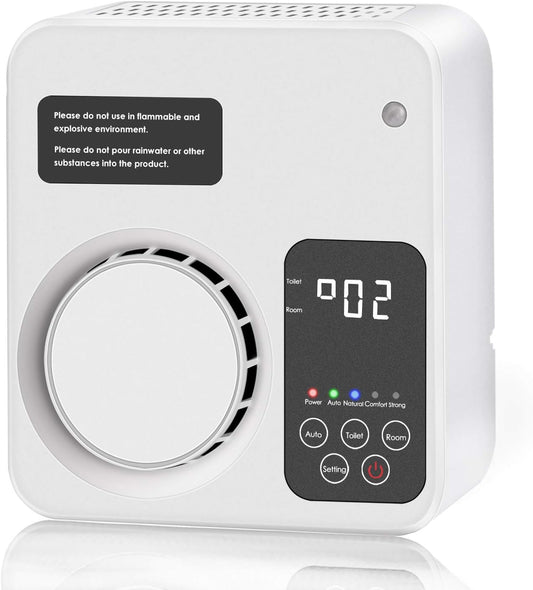 KROMEN Générateur d'ozone Ioniseur Purificateur D'air Opération Intelligente Éliminateur D'odeurs Désodorisant pour la maison Chambre Salon Toilette Bureau