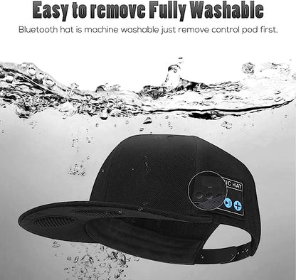 Casquette avec Haut-Parleur Bluetooth sans Fil Smart Speaker pour Sports de Plein air neuve