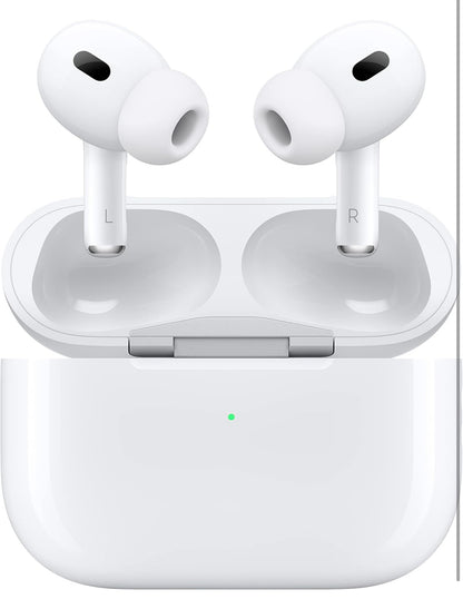 Apple AirPods Pro 2 Écouteurs sans Fil, Casques et écouteurs Bluetooth, Réduction Active du Bruit, Appareil auditif, Mode Transparence, Audio Spatial personnalisé, Son Haute-fidélité, Recharge USB-C ( origine Apple garantie)