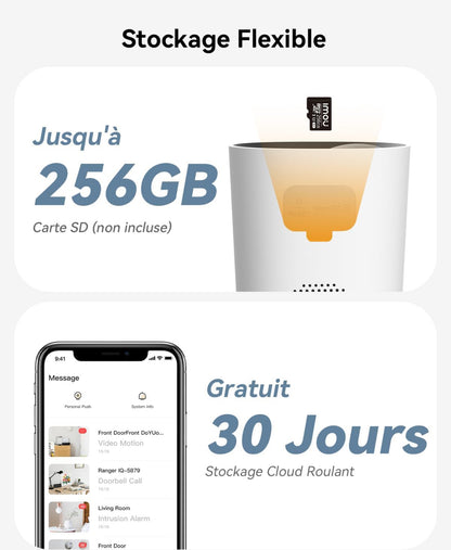 Imou 2K Caméra Surveillance WiFi Extérieur sans Fil Batterie, Caméra de Surveillance Extérieur, PIR & AI Détection Humaine, Vision Nocturne Couleur, Audio Bidirectionnel,Mode Privé,Sirène,Étanche IP66