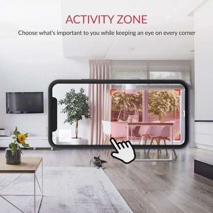 YI Camera Surveillance Wifi Intérieur 1080P Caméra IP Avec Enregistrement Camera Maison pour Bébé/Animal de Compagnie Suivi de Mouvement, Détection Sonore, Audio Bidirectionnel