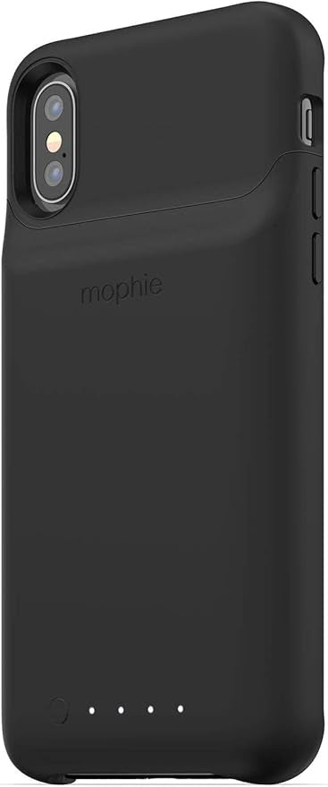 Coque avec batterie externe iPhone XS Max - Noir capacité 2000 ah