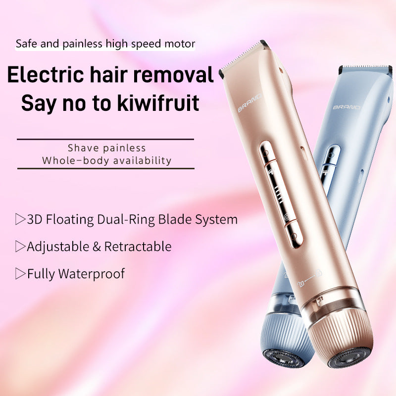 Épilateur Precision-Silk 2-en-1 – Rechargeable USB & Têtes Interchangeables