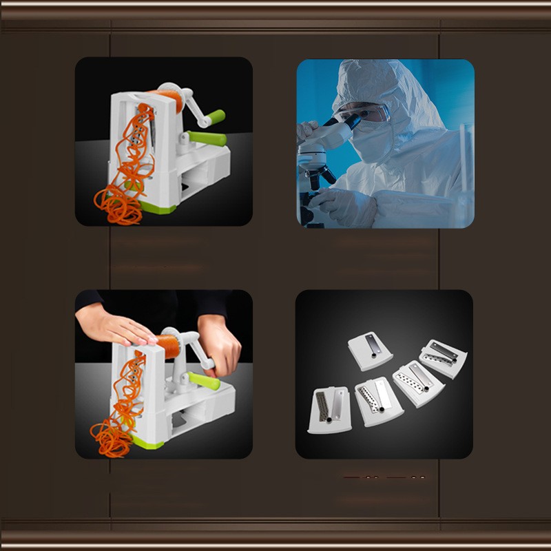 Mandoline Multicoupe "Master-Chef" – Sécurisée, Inoxydable & Multifonction