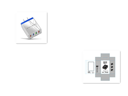 Chargeur USB Charge rapide 3.0 4 Adaptateur de téléphone pour tablette Chargeur mobile mural portable