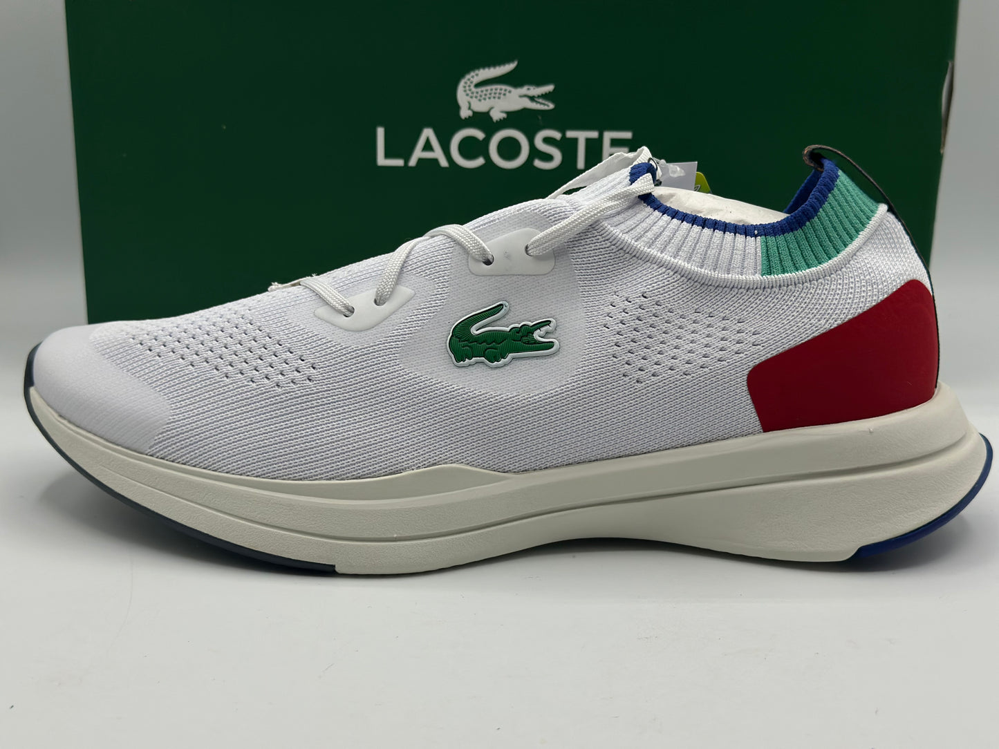 Sneakers Run Spin Knit mixte Lacoste en textile