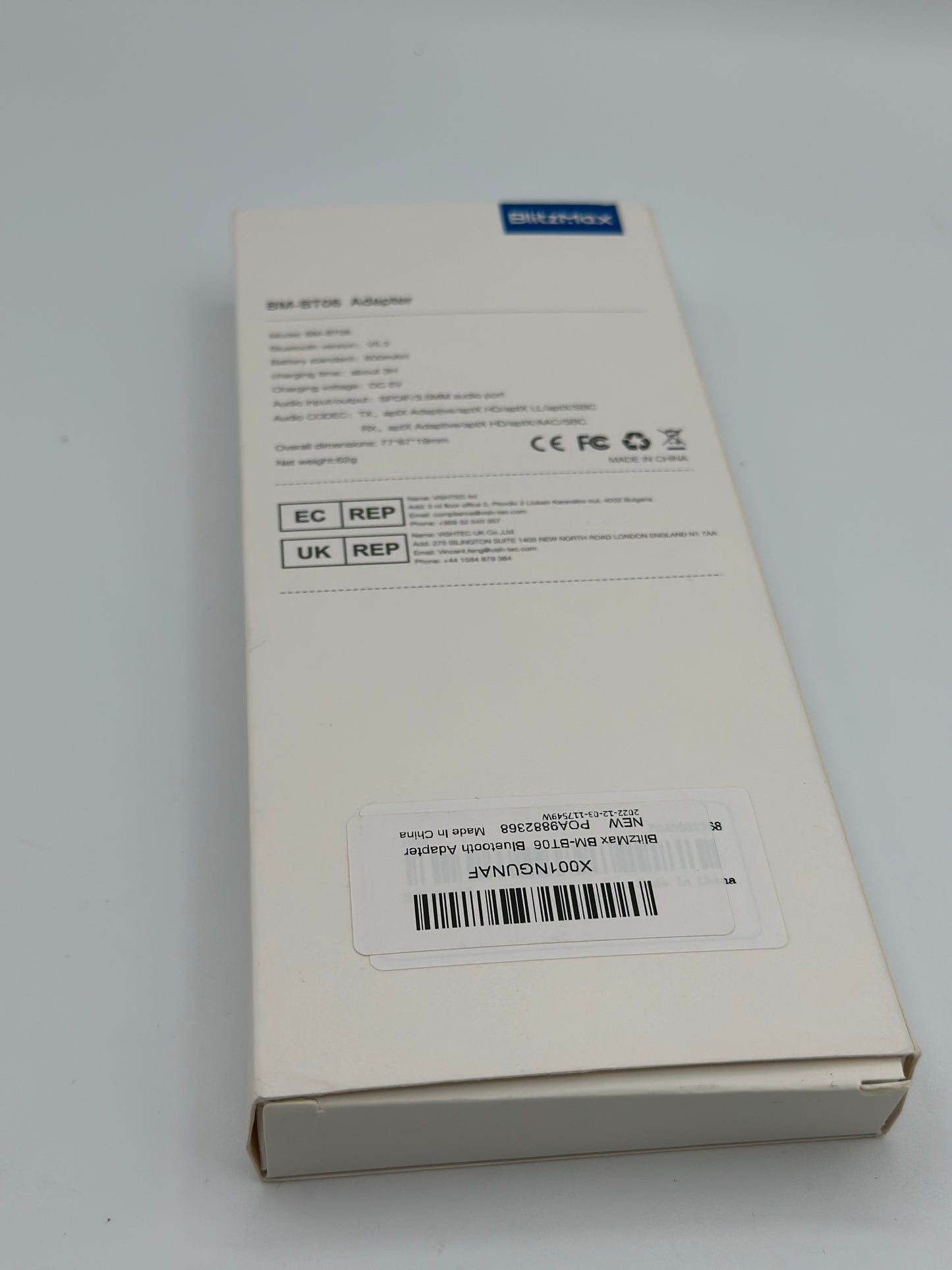 Adaptateur Bluetooth 5.2, récepteur émetteur, Faible Latence et HD, Double Connexion, Sortie Optique numérique AUX + RCA + 3,5 mm, pour TV/Haut-Parleur/stéréo Domestique/Ordinateur Portable