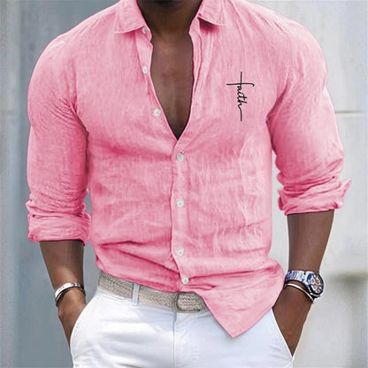 Chemise "Aura Summer" – Col Cubain & Texture Légère