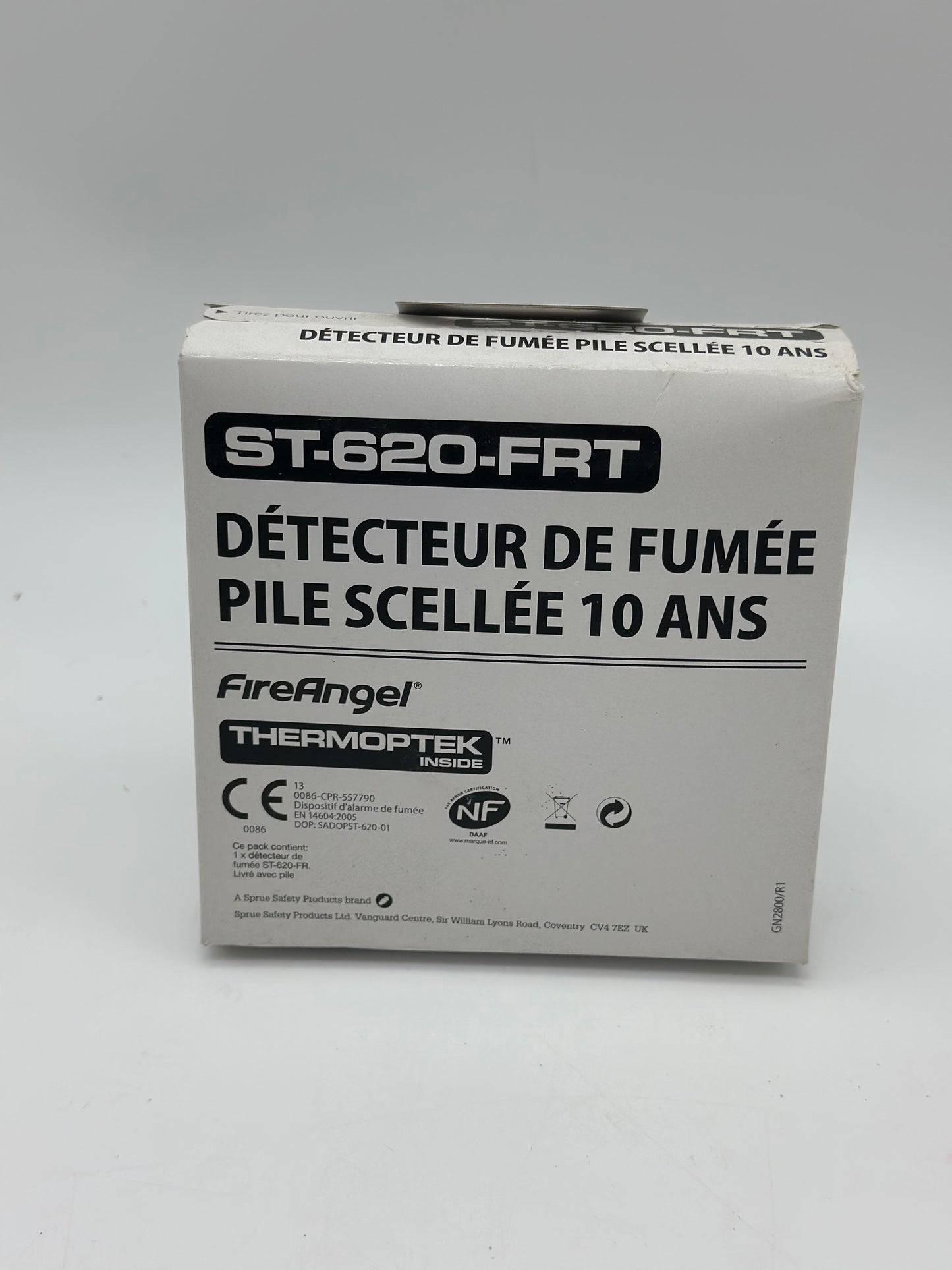 DÉTECTEUR DE FUMÉE PILE SCELLÉE 10 ANS