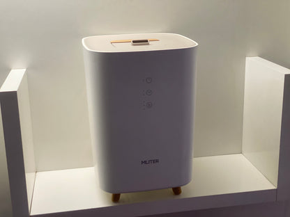 MLITER Humidificateur à ultrasons 2,5 L, diffuseurs de parfums, minuteur, Fonctionnement Silencieux avec 3 Niveaux réglables de brumisation pour Maison neuf