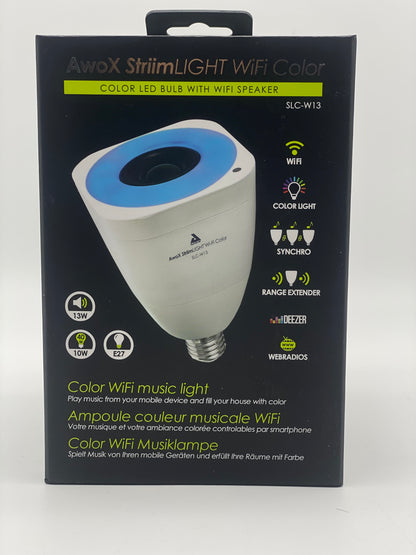 Ampoule WiFi AwoX StriimLIGHT avec haut parleur intégrée