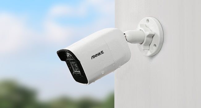ANNKE C800 Bullet 4K Ultra HD POE Caméra de Sécurité ONVIF 8MP Caméra IP Audio 256Go Carte TF Accès à Distance 100ft EXIR Vision Nocturne IP67 Étanche (Prend Uniquement en Charge H.265/H.265 +)