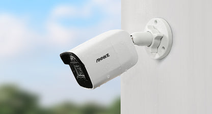 ANNKE C800 Bullet 4K Ultra HD POE Caméra de Sécurité ONVIF 8MP Caméra IP Audio 256Go Carte TF Accès à Distance 100ft EXIR Vision Nocturne IP67 Étanche (Prend Uniquement en Charge H.265/H.265 +)