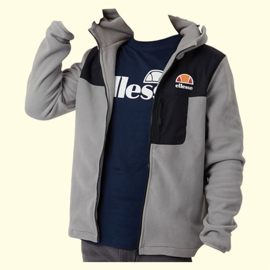 Veste Polaire à Capuche elless Drago Homme Gris Clair