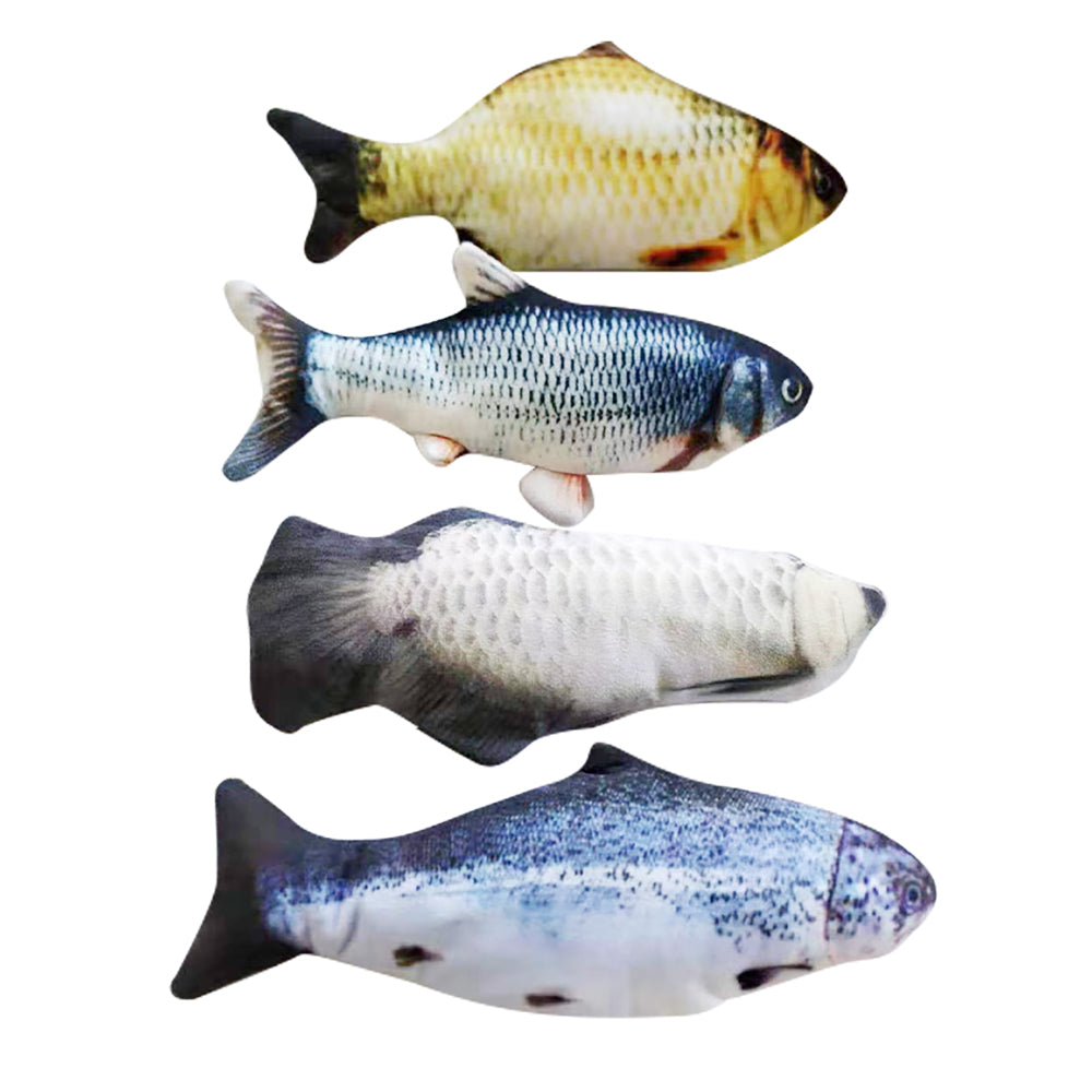 Poisson Interactif "Real-Flop" – Jouet Électrique Sautillant & Rechargeable USB