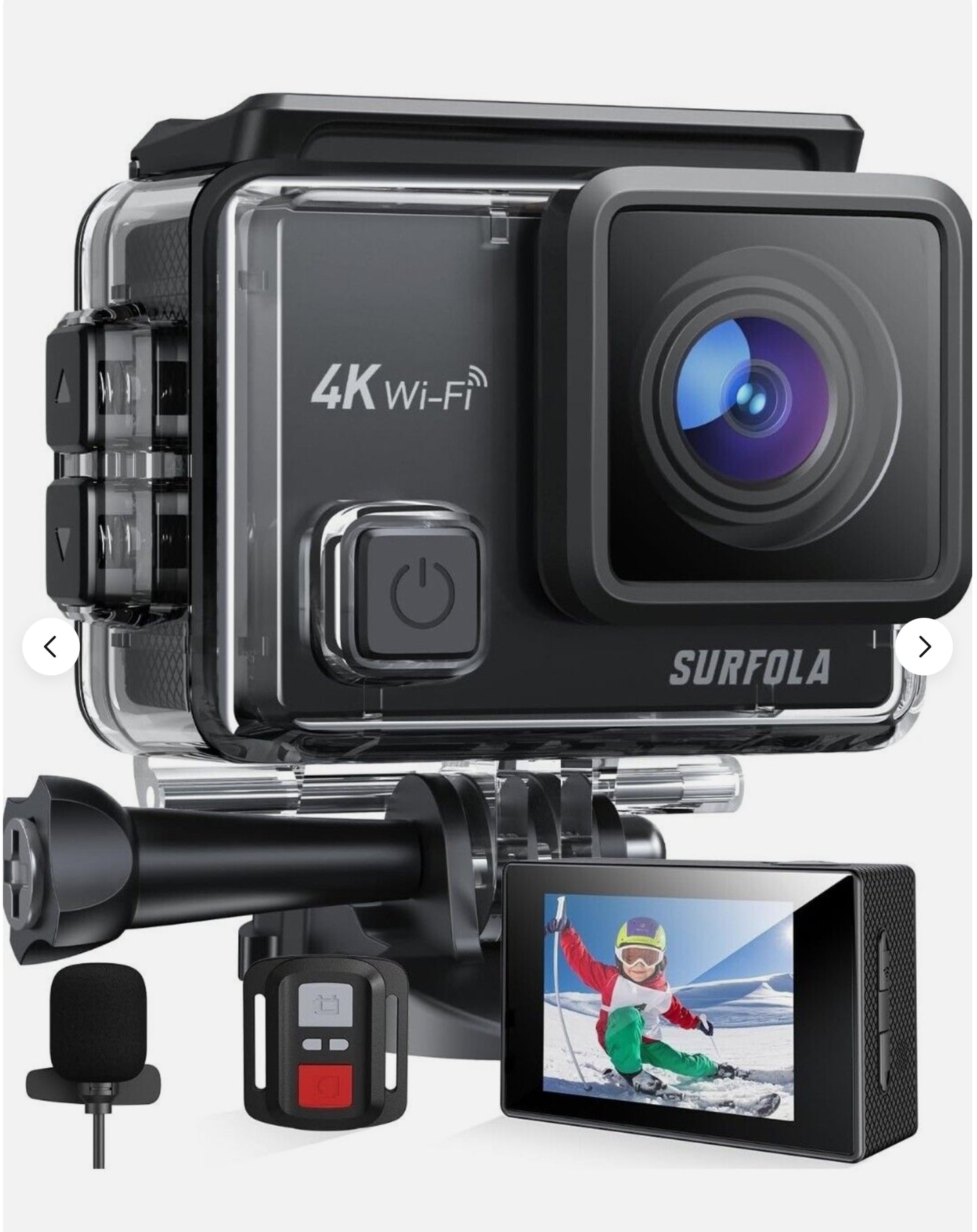 Caméra d'action sous-marine 4K Anti Shake WiFi