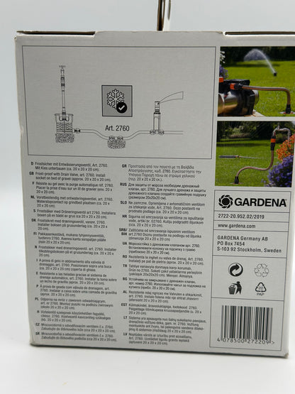 Vanne de régulation et d'arrêt Gardena