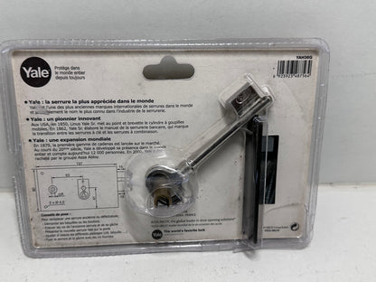 Yale Serrure en applique horizontale à fouillot Gauche - YAH36G - Kaki, 2 Clés fournies, Axe à 55 mm, Carré de 6 mm, Version Gauche - pour Porte intérieure de communication
