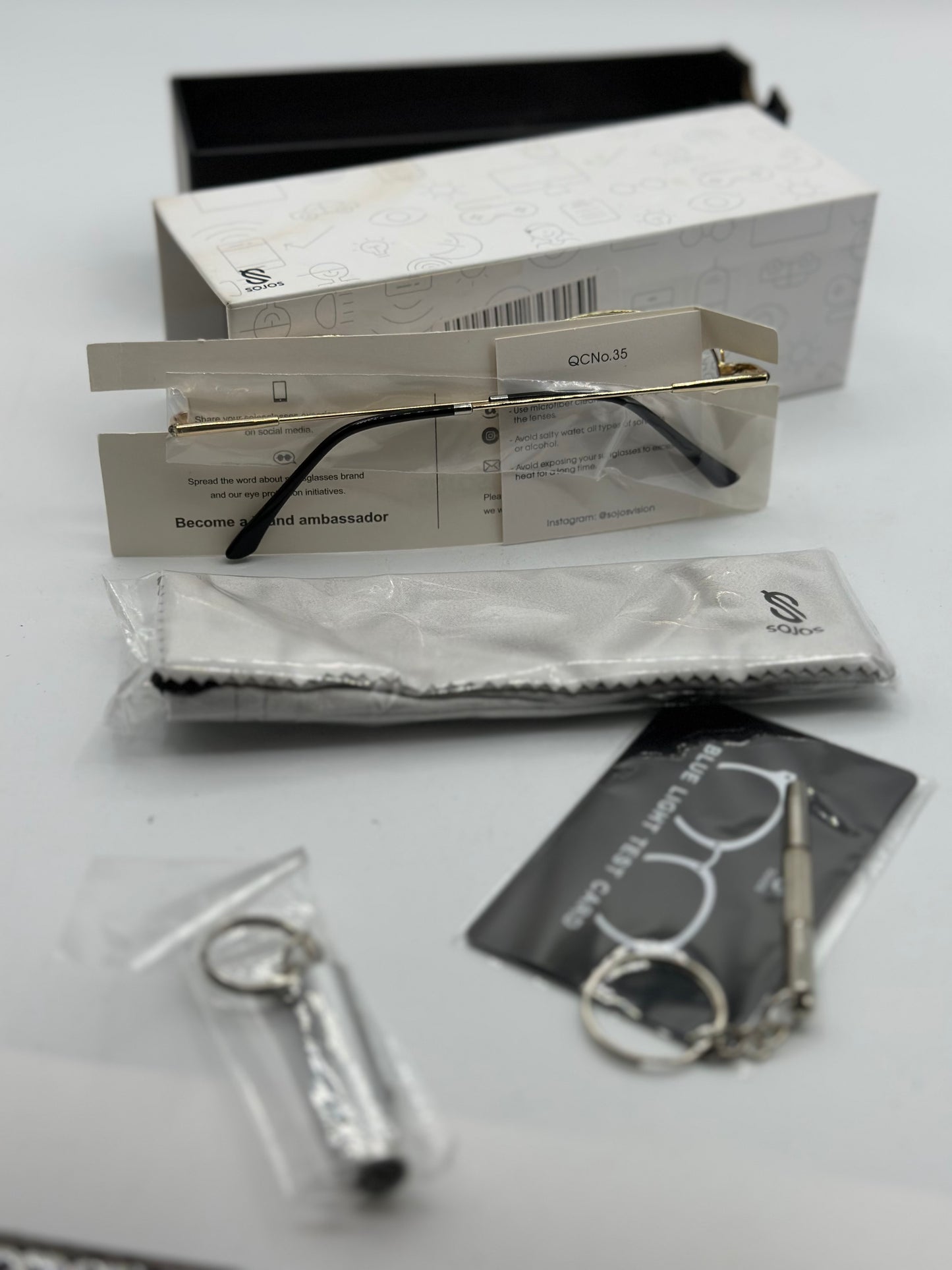 SOJOS Lunettes Anti-Lumière Bleue Oeil De Chat Branchée métal Pour Femmes She Young