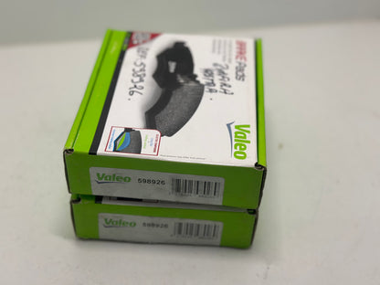 VALEO 598926 Plaquettes de frein
Essieu arrière, contact de signal d'usure inclus, avec vis/boulons, sans tôle-anti-bruit
Réf.: 598926
EAN: 3276425989269