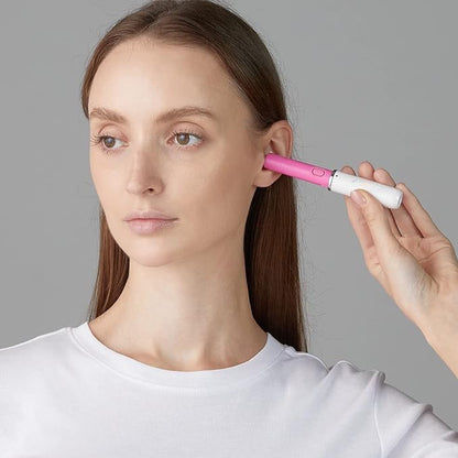 Tondeuse électrique pour le nez, les oreilles, les sourcils et le visage, avec 2 types de lames neuf