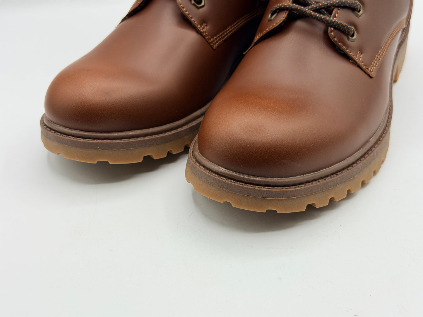 Bottes à lacets marron