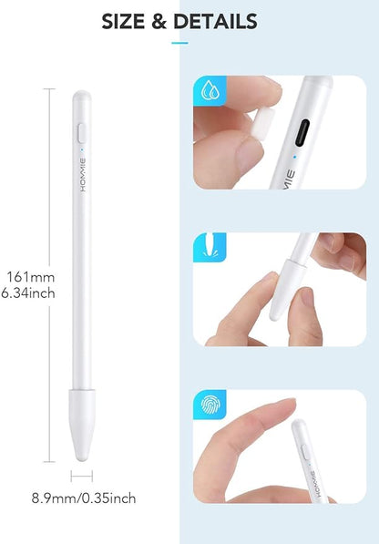 Stylet Tactile, iPad Écran 1,5 Mm Haute Précision Capacitif Compatible avec Toutes Les Tablettes neu