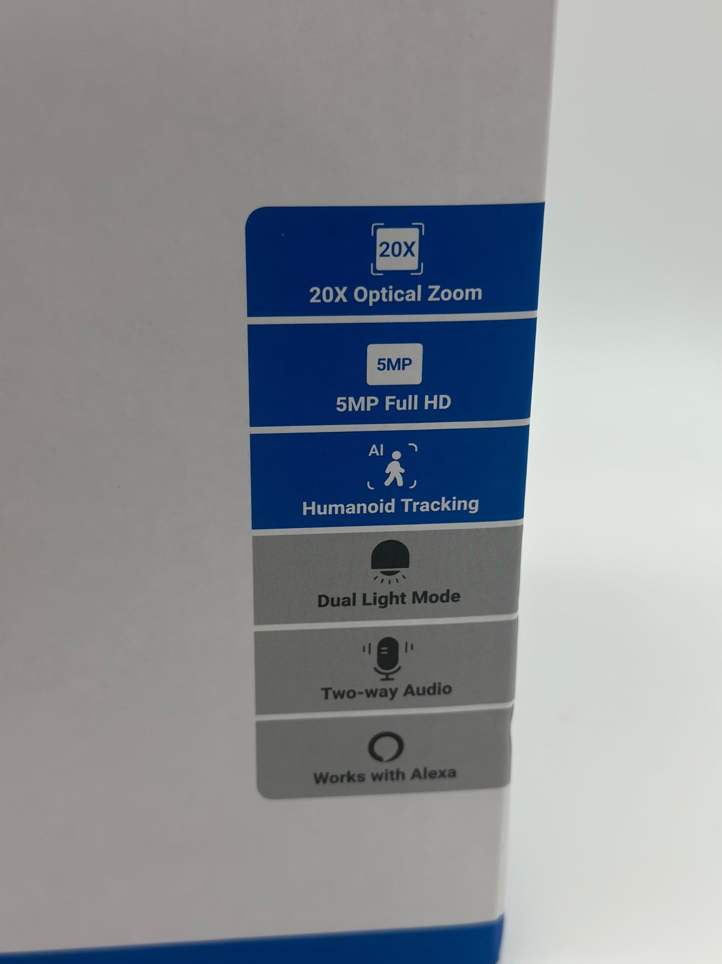 Caméra de Surveillance PTZ WiFi 5MP, zoom optique 20X, détection humaine AI & suivi automatique neuf