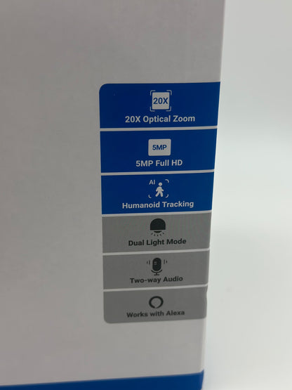 Caméra de Surveillance PTZ WiFi 5MP, zoom optique 20X, détection humaine AI & suivi automatique neuf